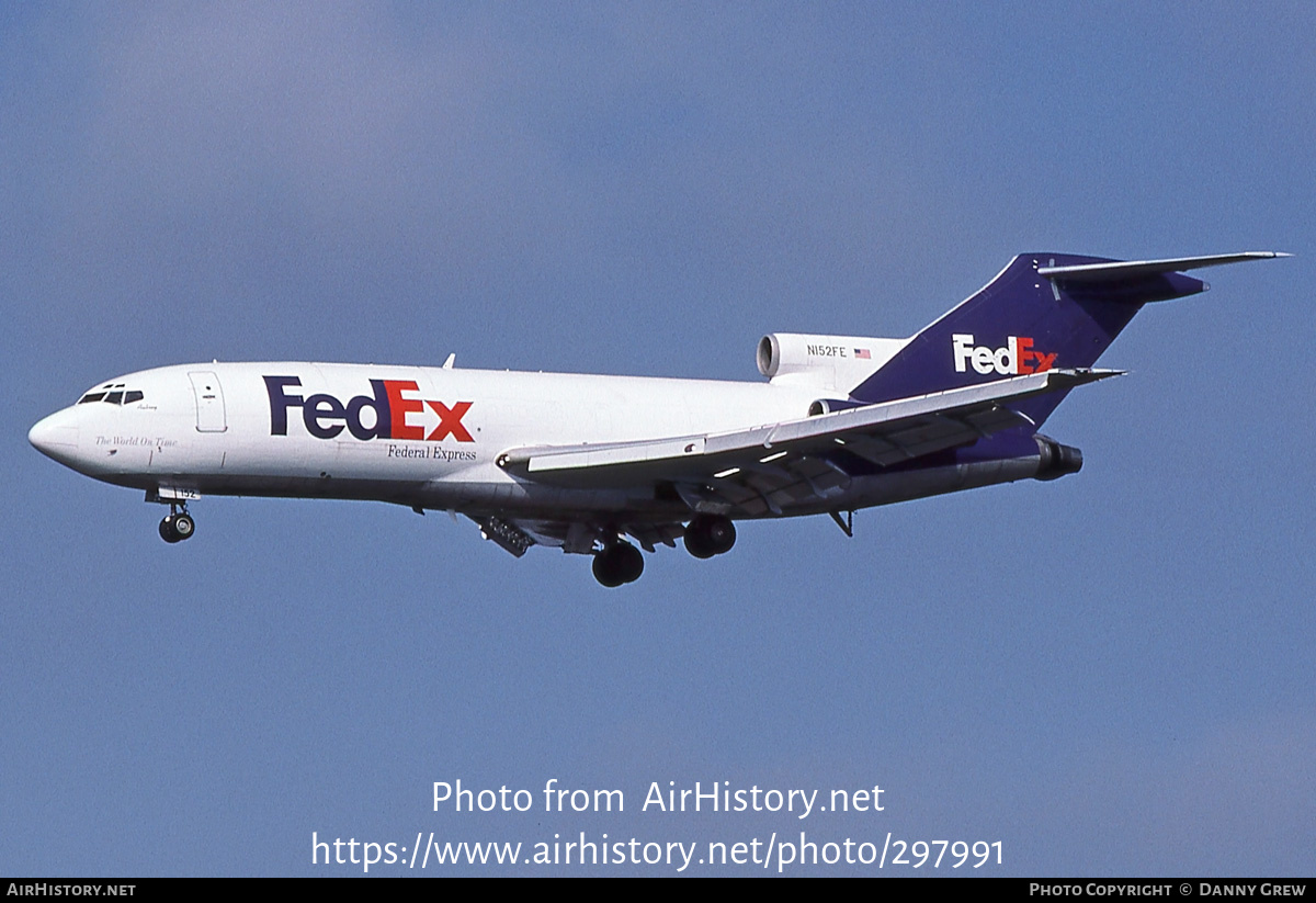 Aircraft Photo of N152FE | Boeing 727-27(F) | Fedex - Federal Express | AirHistory.net #297991