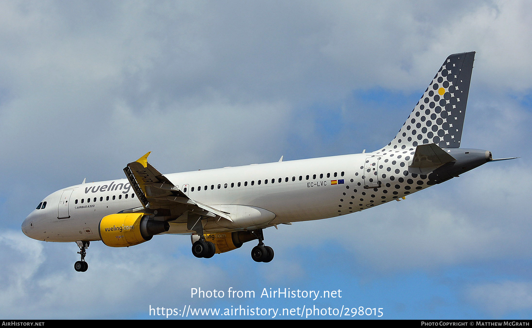 Aircraft Photo of EC-LVC | Airbus A320-214 | Vueling Airlines | AirHistory.net #298015