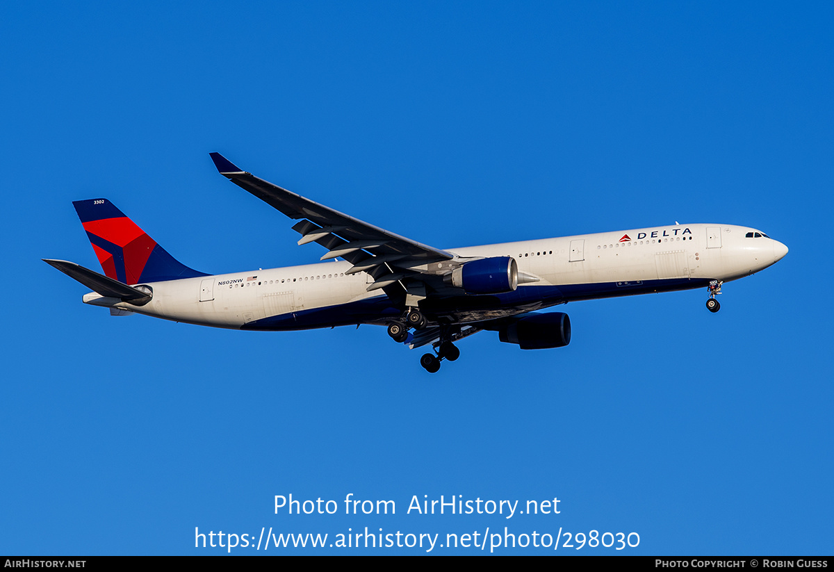 Aircraft Photo of N802NW | Airbus A330-323 | Delta Air Lines | AirHistory.net #298030