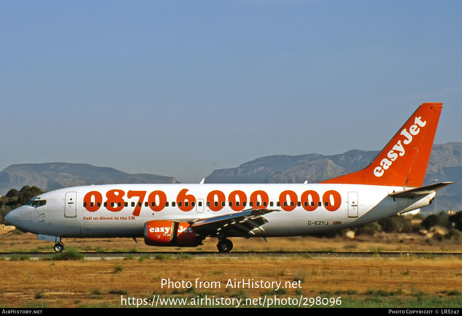 Aircraft Photo of G-EZYJ | Boeing 737-33V | EasyJet | AirHistory.net #298096