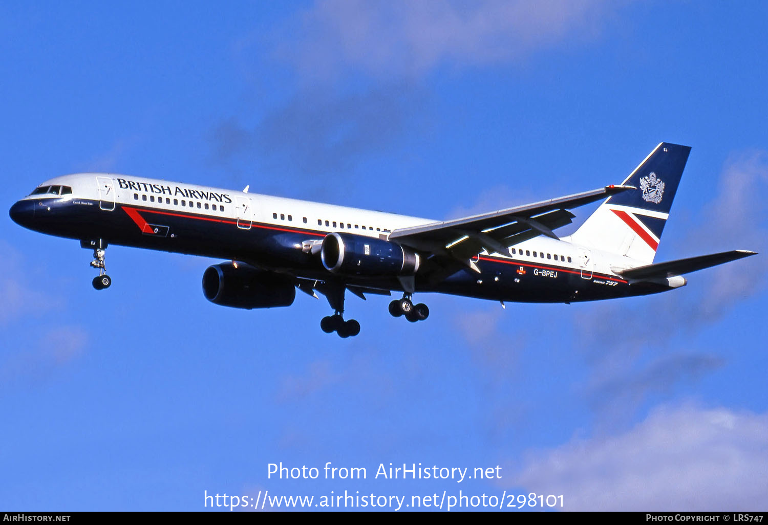 Aircraft Photo of G-BPEJ | Boeing 757-236 | British Airways | AirHistory.net #298101