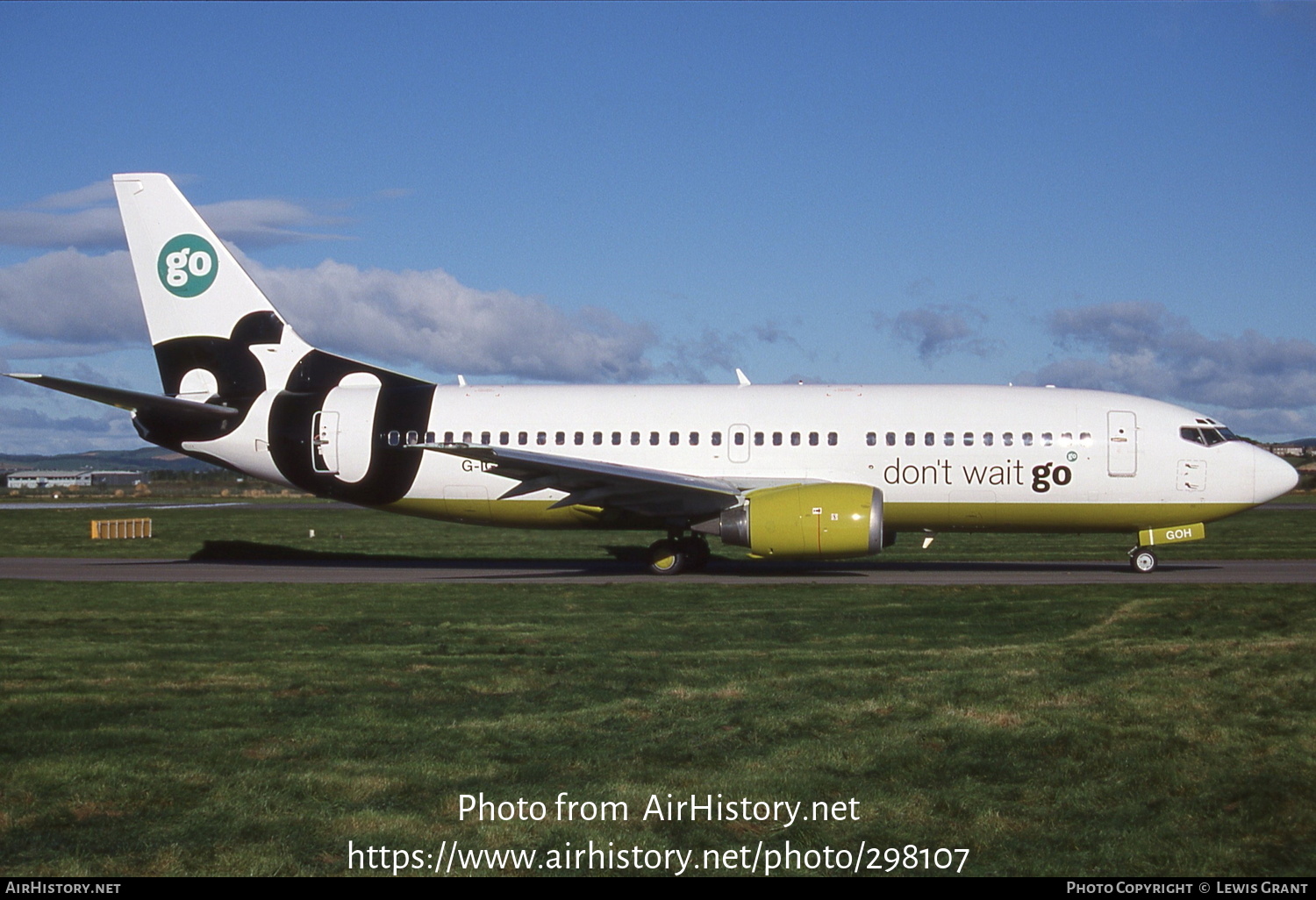 Aircraft Photo of G-IGOH | Boeing 737-3Y0 | Go Fly | AirHistory.net #298107