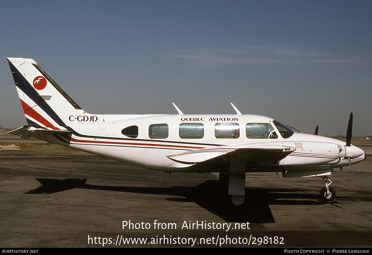 Aircraft Photo of C-GDJD | Piper PA-31-310 Navajo B | Quebec Aviation | AirHistory.net #298182