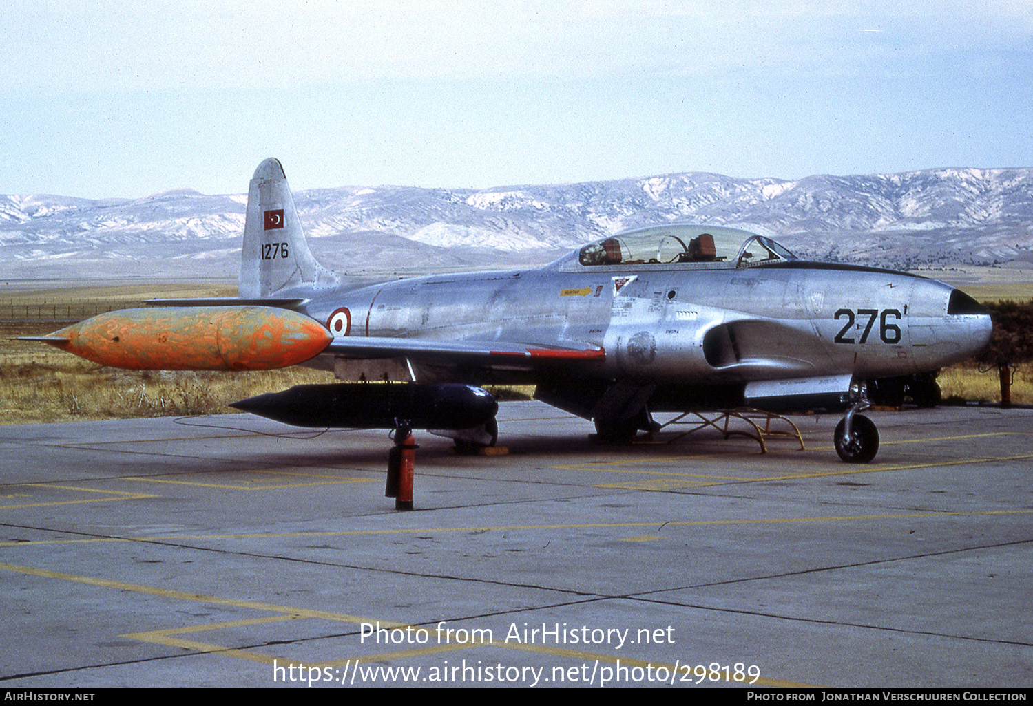 Aircraft Photo of 50-1276 / 1276 | Lockheed T-33A | Turkey - Air Force | AirHistory.net #298189