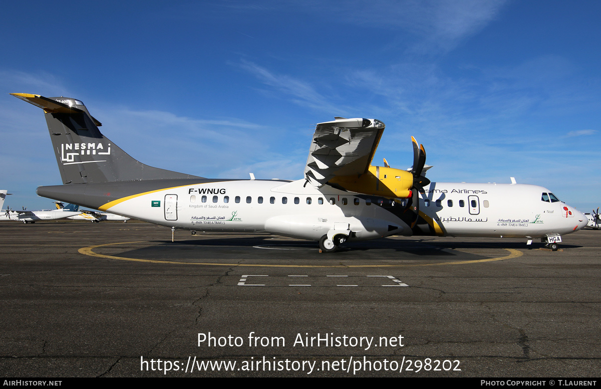 Aircraft Photo of F-WNUG | ATR ATR-72-600 (ATR-72-212A) | Nesma Airlines | AirHistory.net #298202