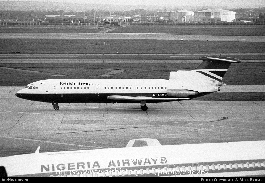 Aircraft Photo of G-ASWU | Hawker Siddeley HS-121 Trident 1E | British Airways | AirHistory.net #298262