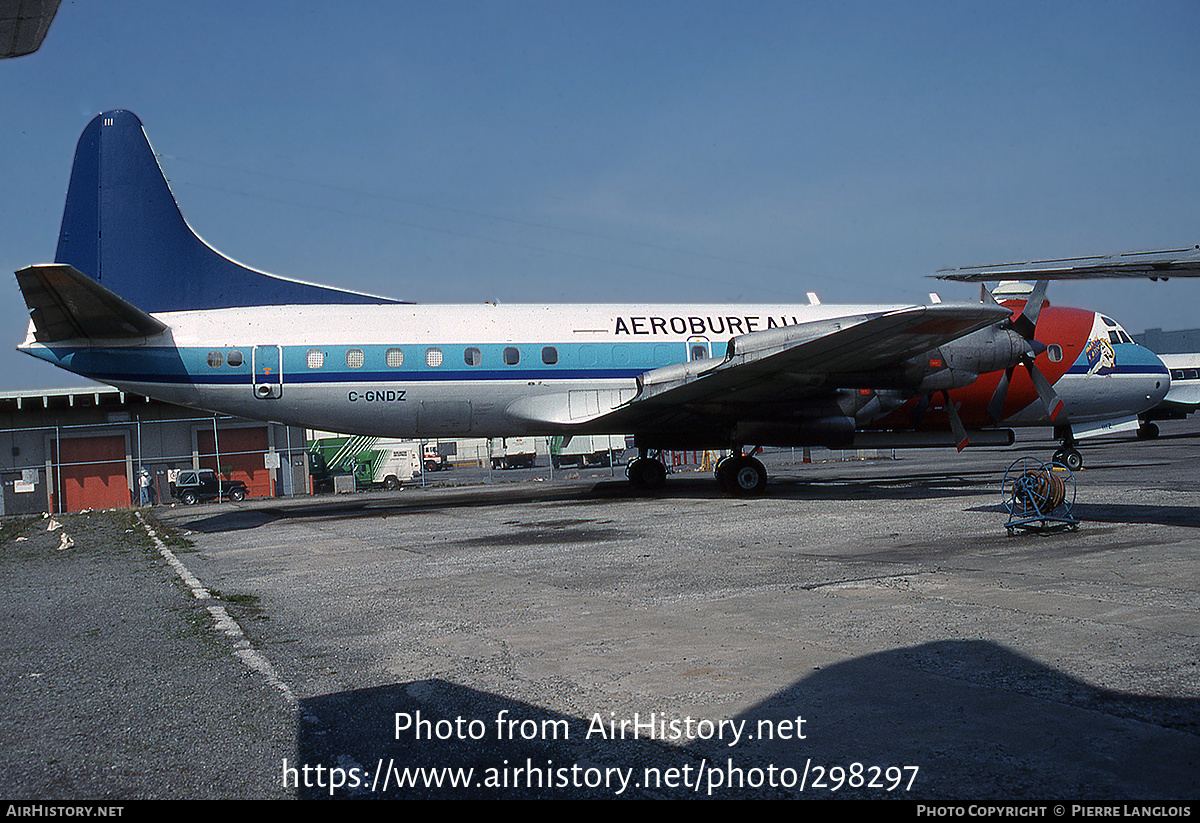 Aircraft Photo of C-GNDZ | Lockheed L-188C(IR) Electra | AeroBureau | AirHistory.net #298297