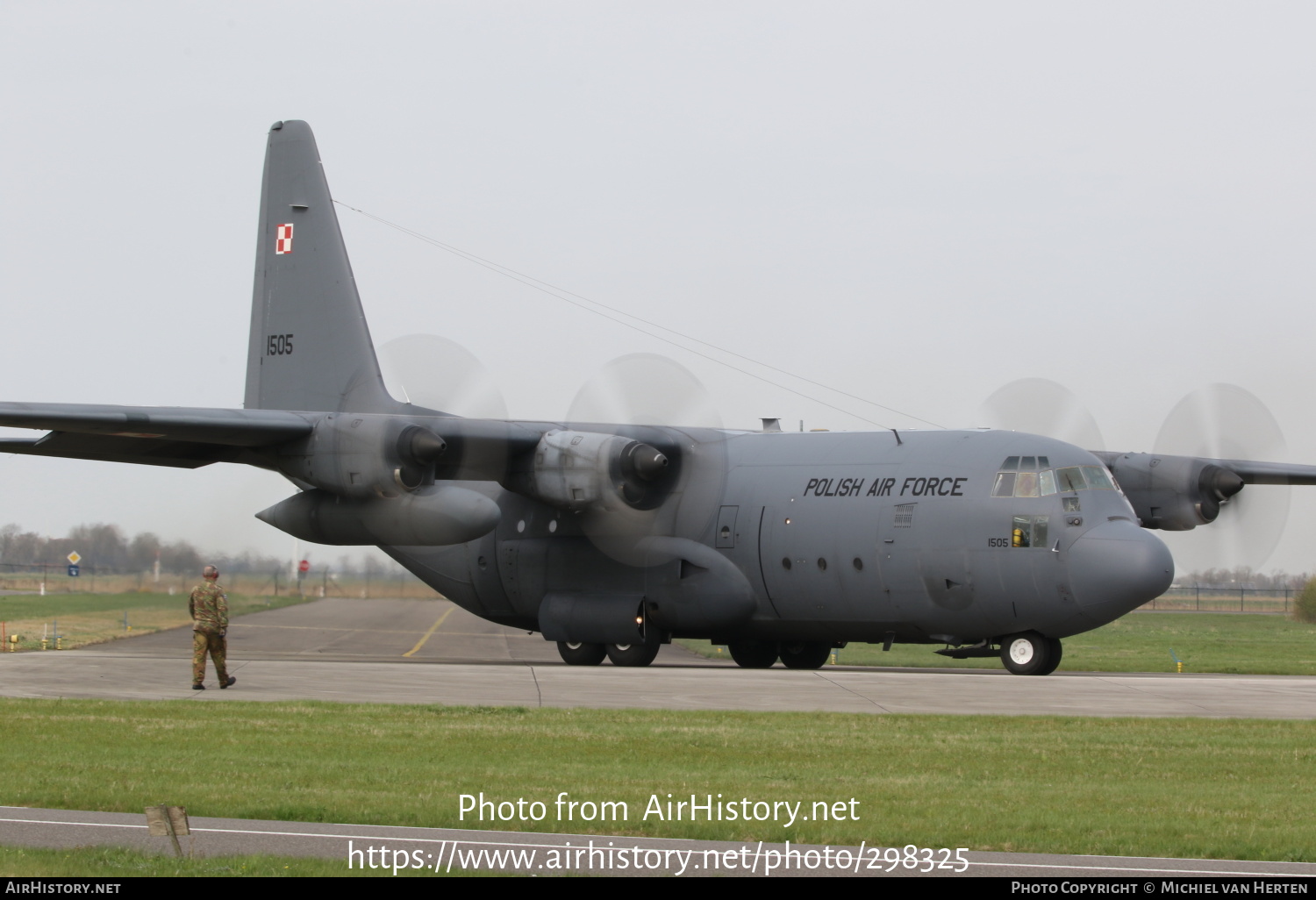 Aircraft Photo of 1505 | Lockheed C-130E Hercules (L-382) | Poland - Air Force | AirHistory.net #298325