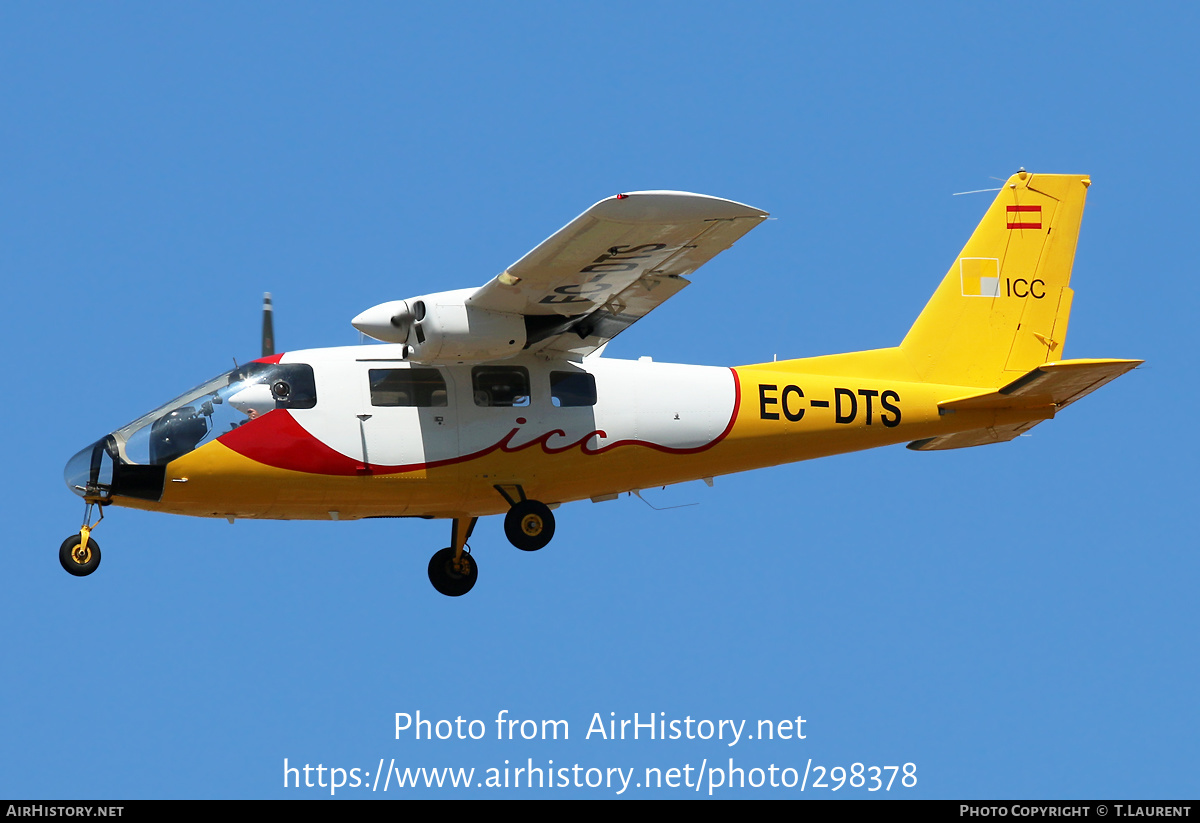 Aircraft Photo of EC-DTS | Partenavia P-68B Observer | ICC - Institut Cartogràfic de Catalunya | AirHistory.net #298378