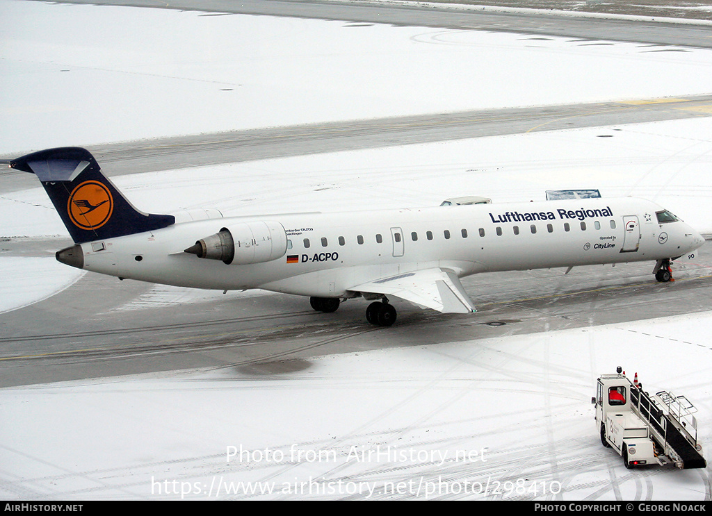 Aircraft Photo of D-ACPO | Bombardier CRJ-701ER (CL-600-2C10) | Lufthansa Regional | AirHistory.net #298410