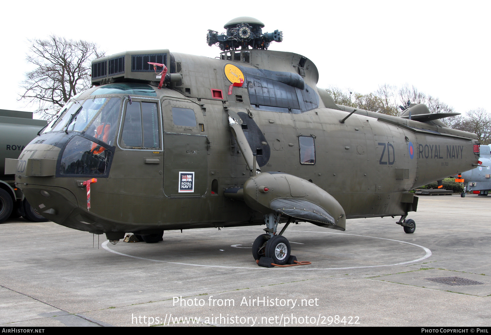 Aircraft Photo of XV703 | Westland WS-61 Sea King HAS6CR | UK - Navy | AirHistory.net #298422