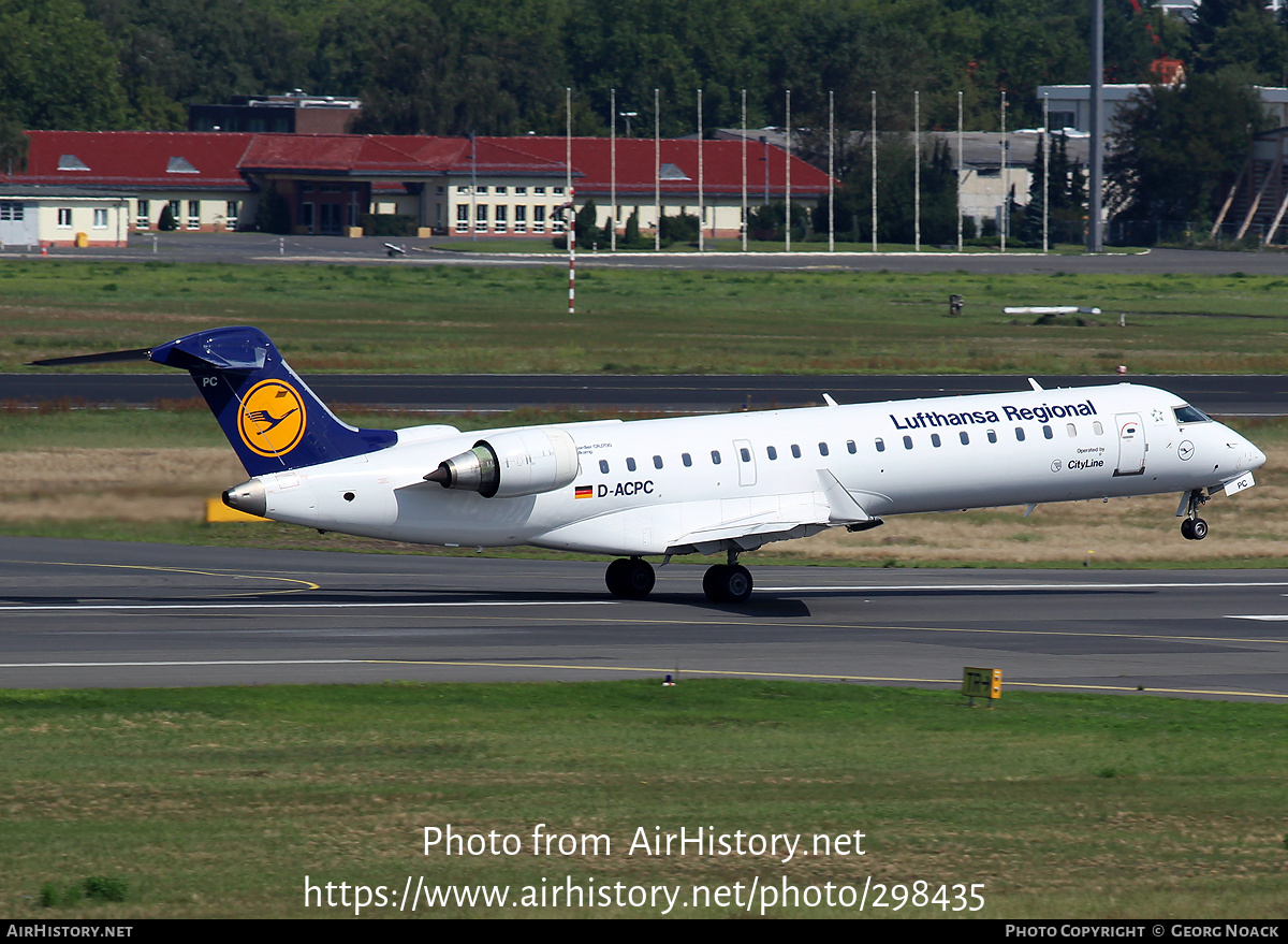 Aircraft Photo of D-ACPC | Bombardier CRJ-701ER (CL-600-2C10) | Lufthansa Regional | AirHistory.net #298435