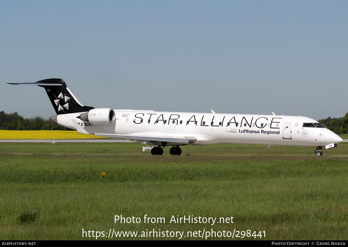 Aircraft Photo of D-ACPT | Bombardier CRJ-701ER (CL-600-2C10) | Lufthansa Regional | AirHistory.net #298441