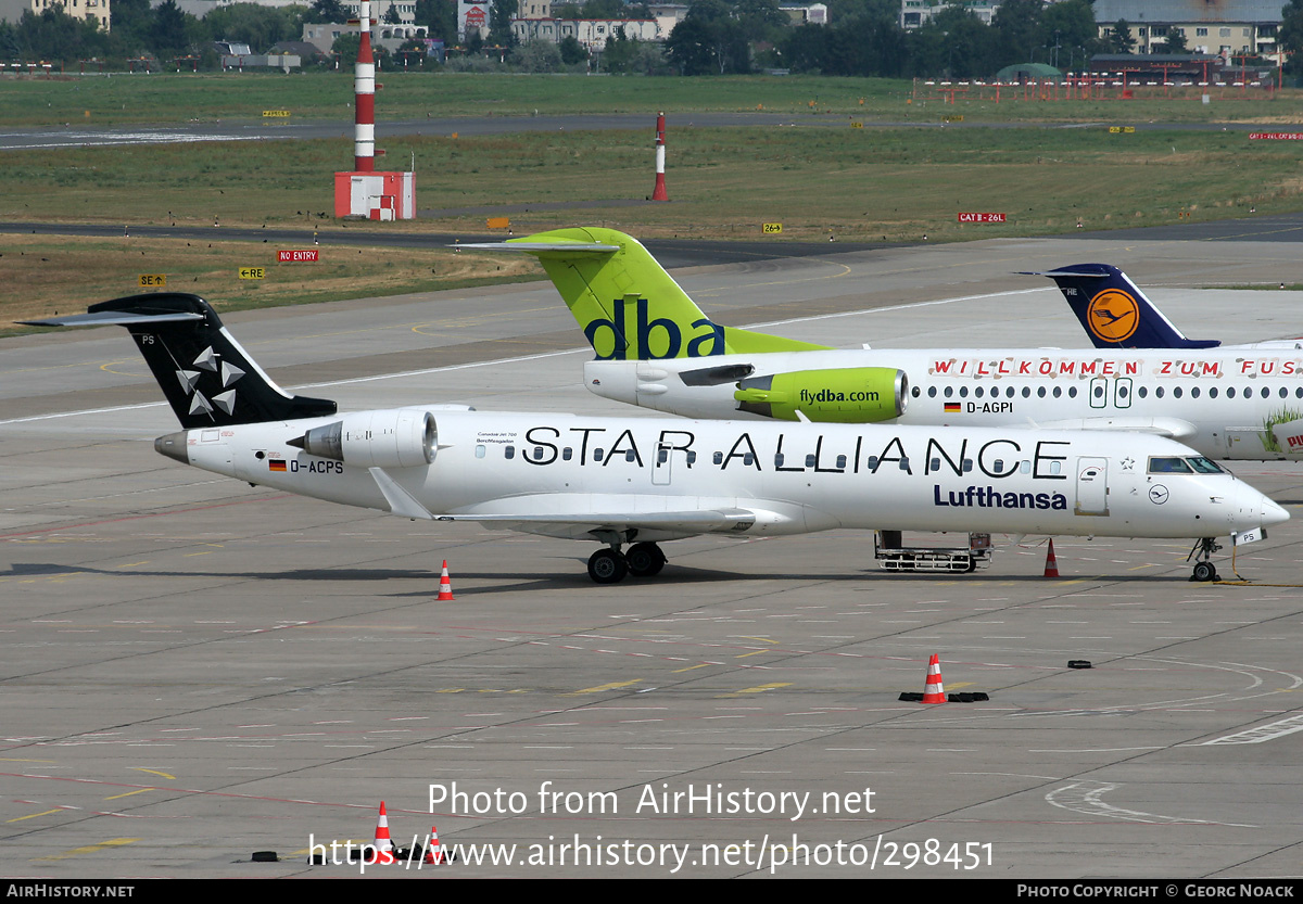 Aircraft Photo of D-ACPS | Bombardier CRJ-701ER (CL-600-2C10) | Lufthansa | AirHistory.net #298451