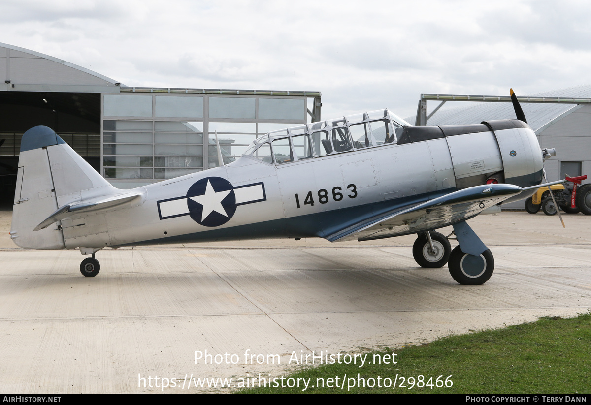 Aircraft Photo of G-BGOR / 14863 | North American AT-6D Harvard III | USA - Air Force | AirHistory.net #298466