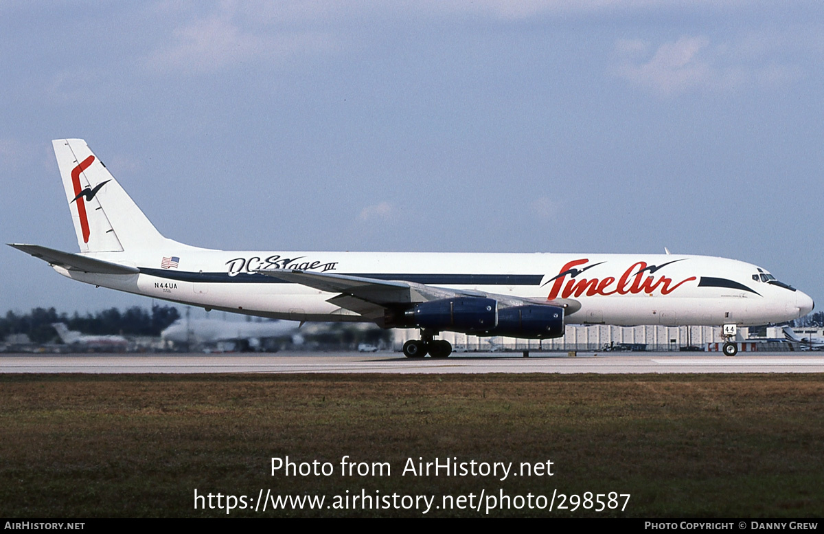 Aircraft Photo of N44UA | Douglas DC-8-54F | Fine Air | AirHistory.net #298587