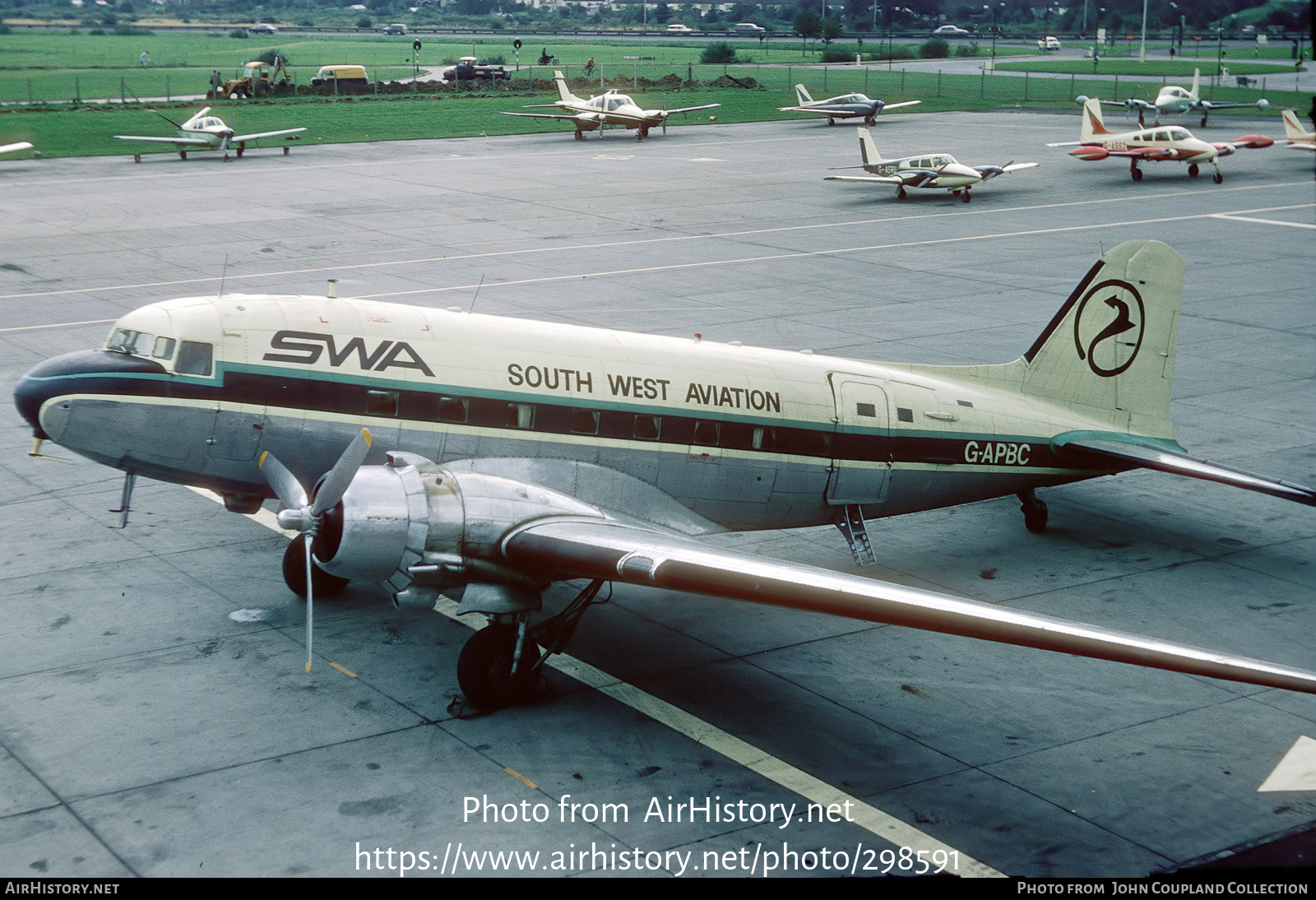 Aircraft Photo of G-APBC | Douglas C-47B Skytrain | South West Aviation - SWA | AirHistory.net #298591