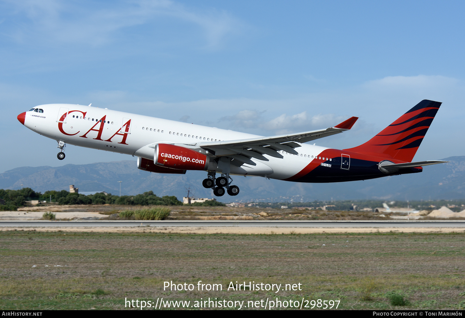 Aircraft Photo of EC-LQO | Airbus A330-243 | CAA - Compagnie Africaine d'Aviation | AirHistory.net #298597