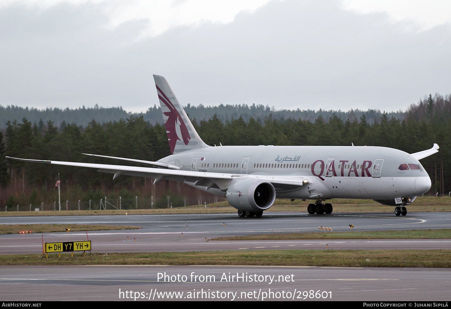 Aircraft Photo of A7-BCH | Boeing 787-8 Dreamliner | Qatar Airways | AirHistory.net #298601