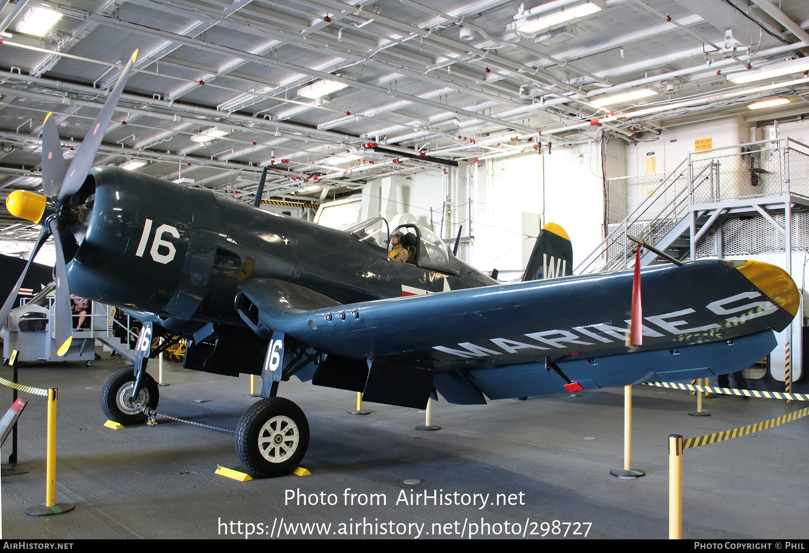 Aircraft Photo of 96885 | Vought F4U-4 Corsair | USA - Marines | AirHistory.net #298727