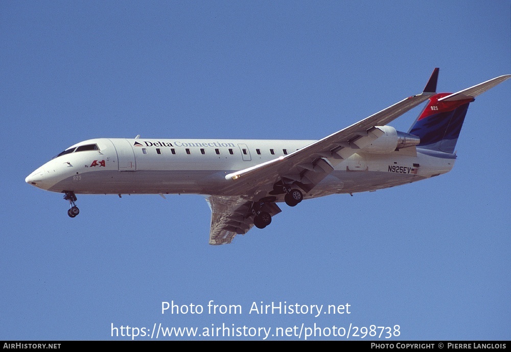 Aircraft Photo of N925EV | Bombardier CRJ-200ER (CL-600-2B19) | Delta Connection | AirHistory.net #298738