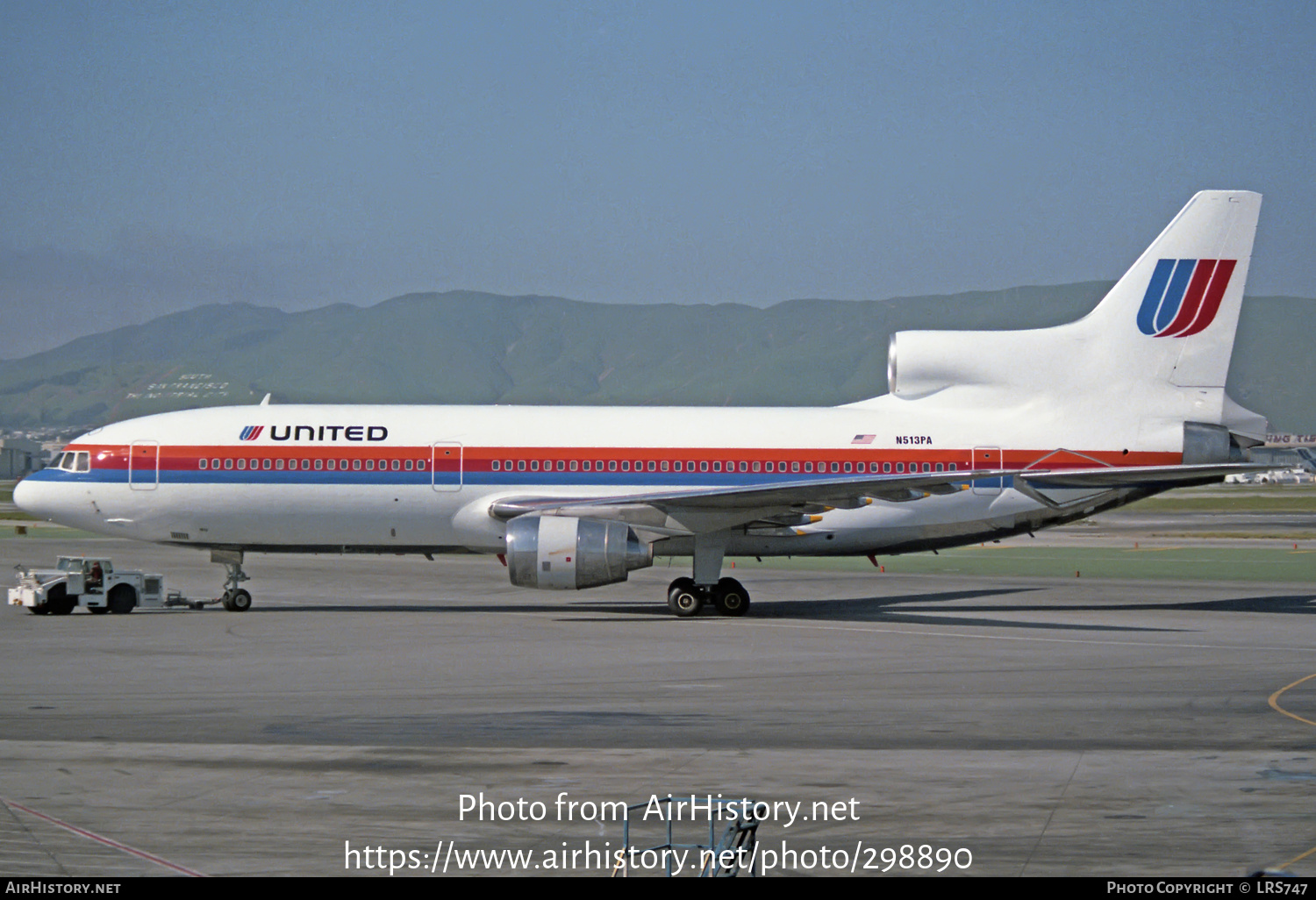 Aircraft Photo of N513PA | Lockheed L-1011-385-3 TriStar 500 | United Airlines | AirHistory.net #298890