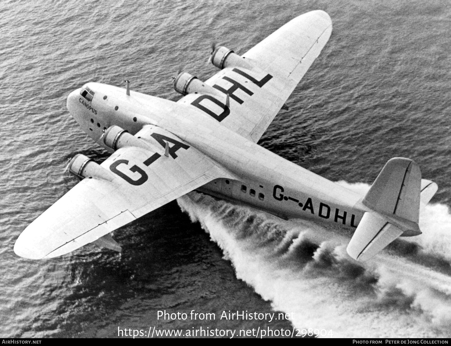 Aircraft Photo of G-ADHL | Short S-23 Empire | AirHistory.net #298904