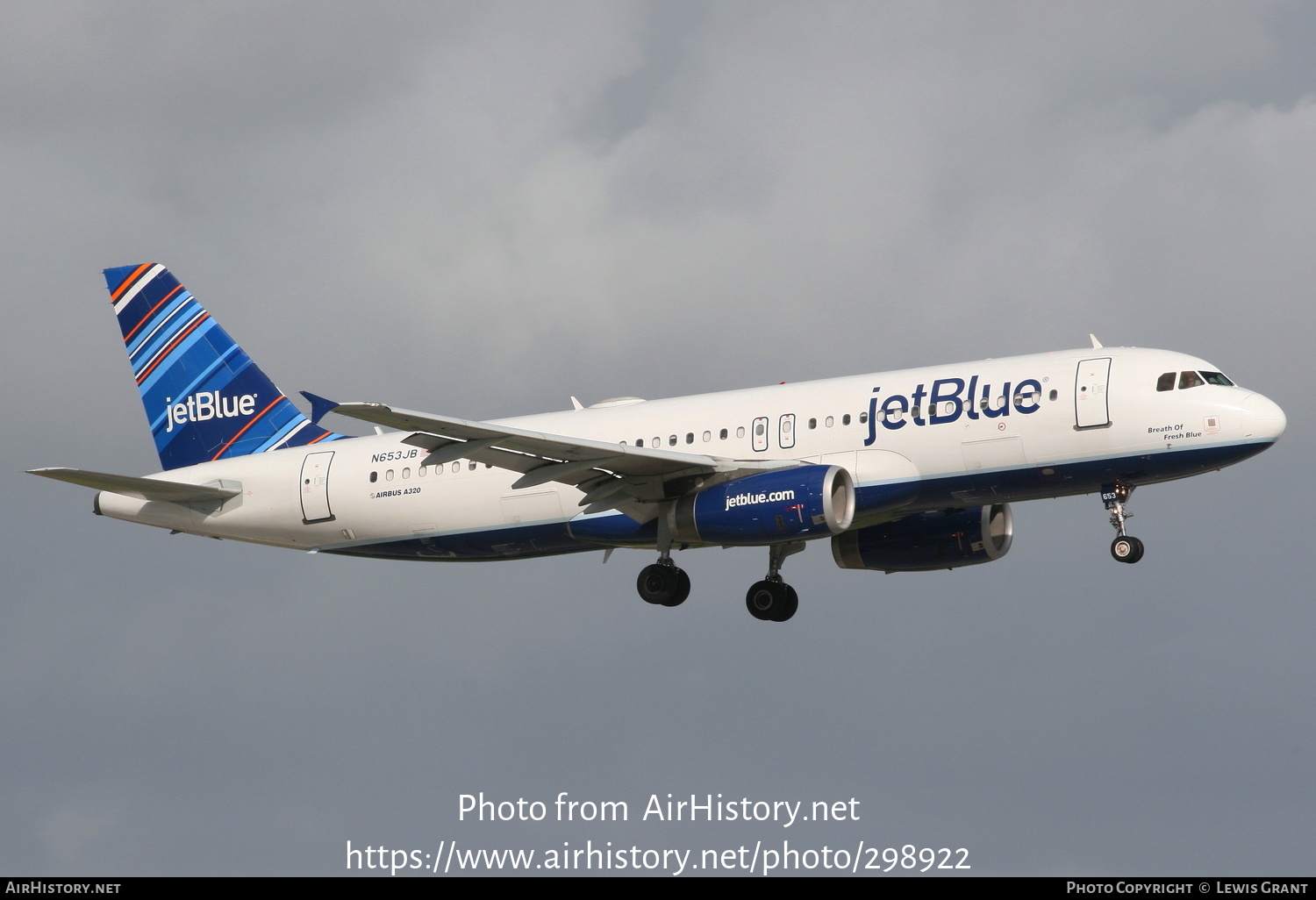 Aircraft Photo of N653JB | Airbus A320-232 | JetBlue Airways | AirHistory.net #298922