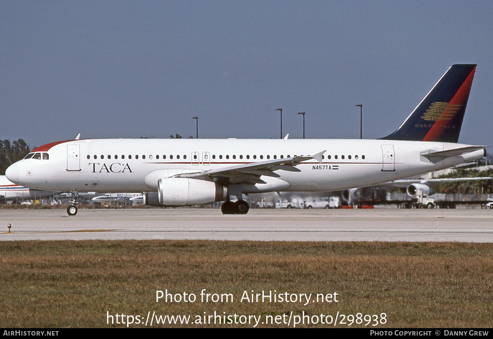 Aircraft Photo of N457TA | Airbus A320-233 | TACA - Transportes Aéreos Centro Americanos | AirHistory.net #298938