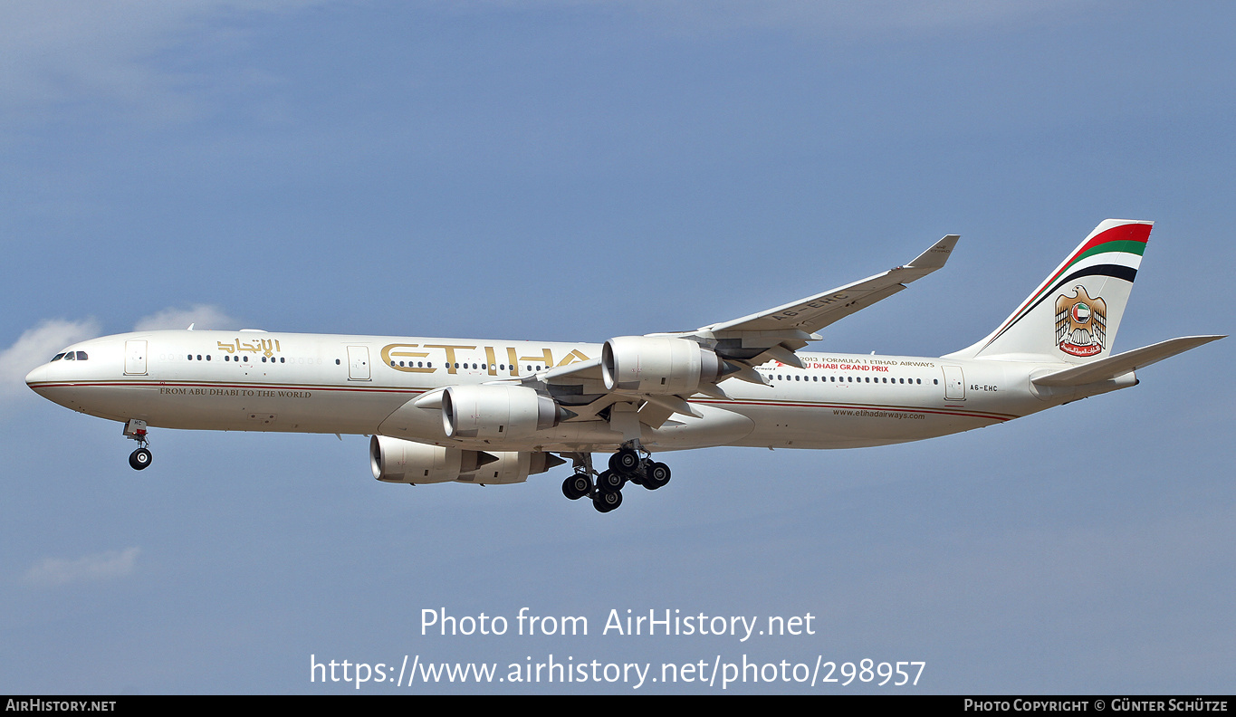 Aircraft Photo of A6-EHC | Airbus A340-541 | Etihad Airways | AirHistory.net #298957