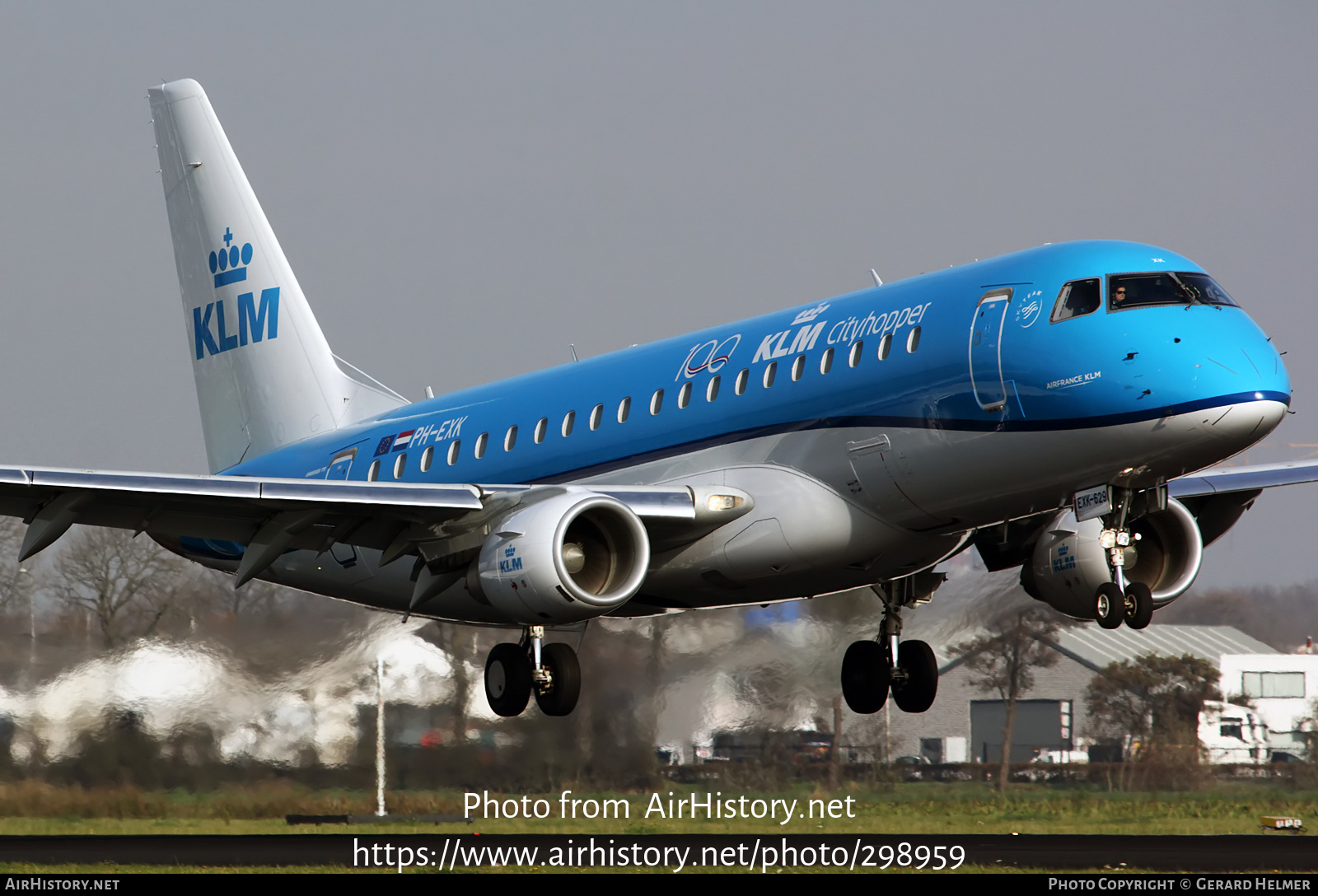 Aircraft Photo of PH-EXK | Embraer 175STD (ERJ-170-200STD) | KLM Cityhopper | AirHistory.net #298959