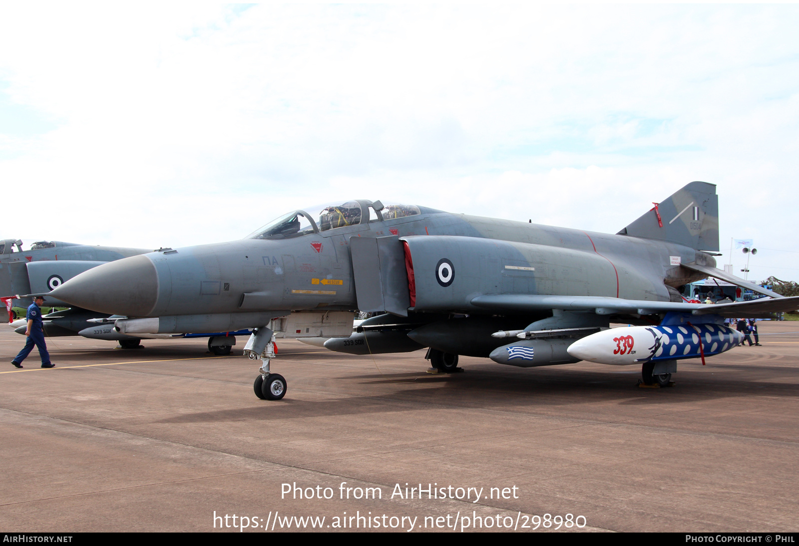 Aircraft Photo of 01504 | McDonnell Douglas F-4E Phantom II | Greece - Air Force | AirHistory.net #298980