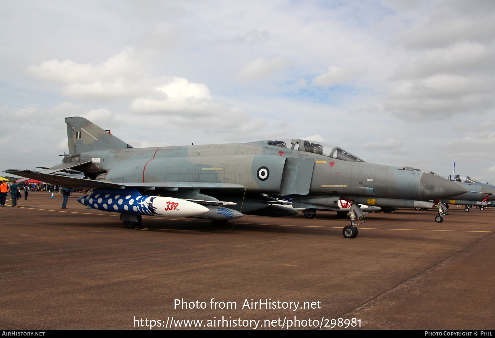 Aircraft Photo of 71755 | McDonnell Douglas F-4E AUP Phantom II | Greece - Air Force | AirHistory.net #298981