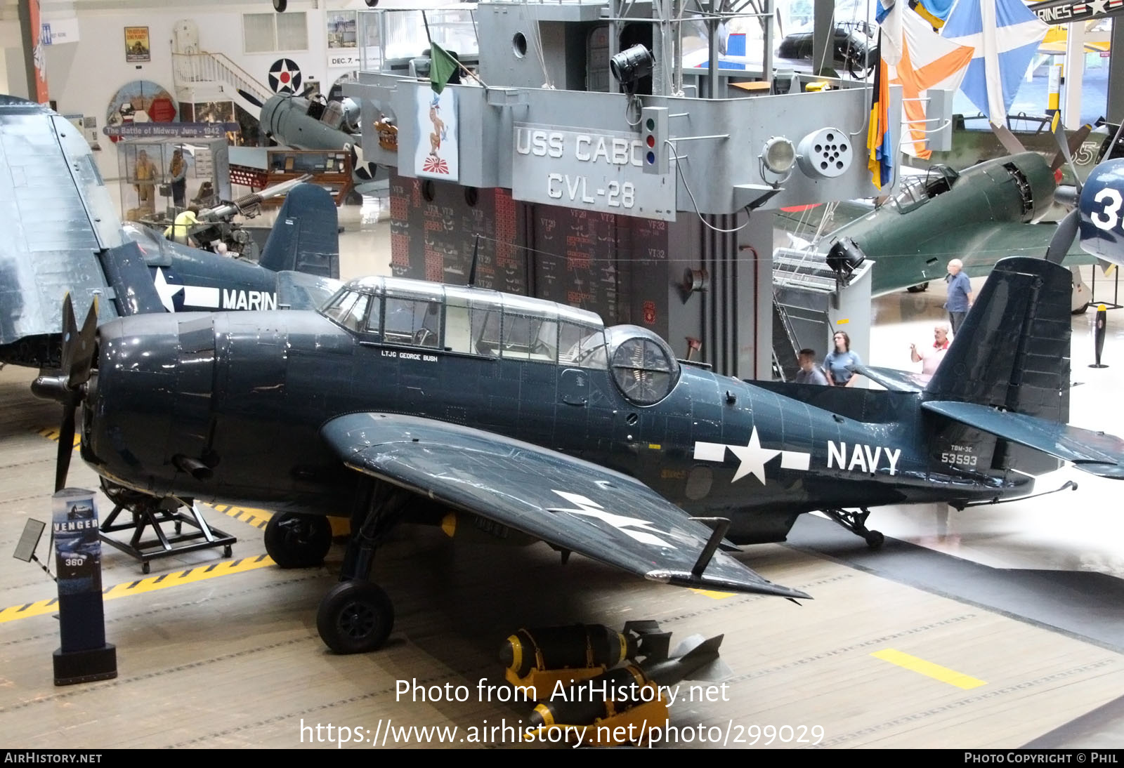 Aircraft Photo of N6822C / 53593 | Grumman TBM-3E Avenger | USA - Navy | AirHistory.net #299029