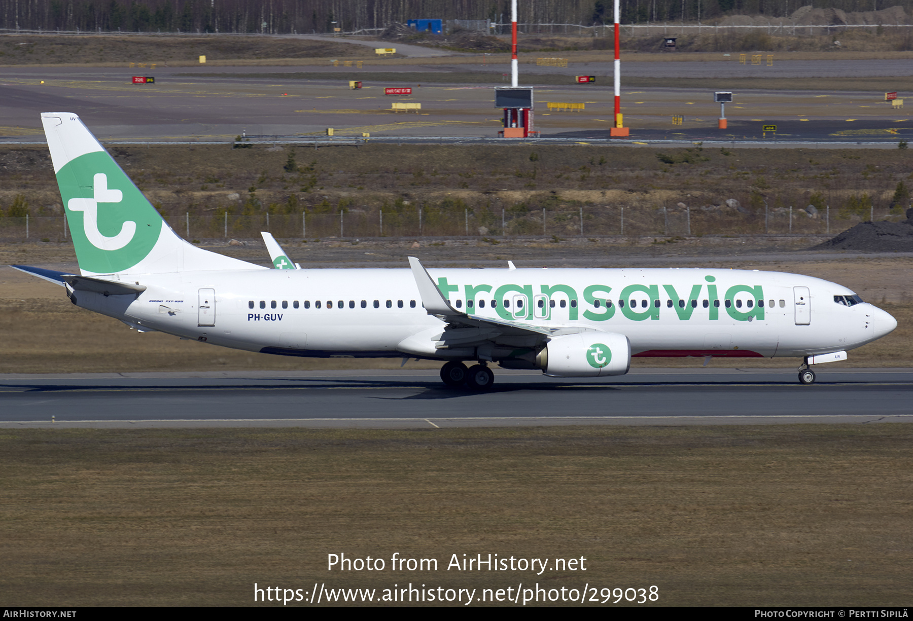 Aircraft Photo of PH-GUV | Boeing 737-8EH | Transavia | AirHistory.net #299038