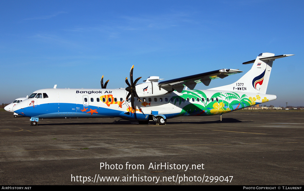 Aircraft Photo of F-WWEN | ATR ATR-72-600 (ATR-72-212A) | Bangkok Airways | AirHistory.net #299047