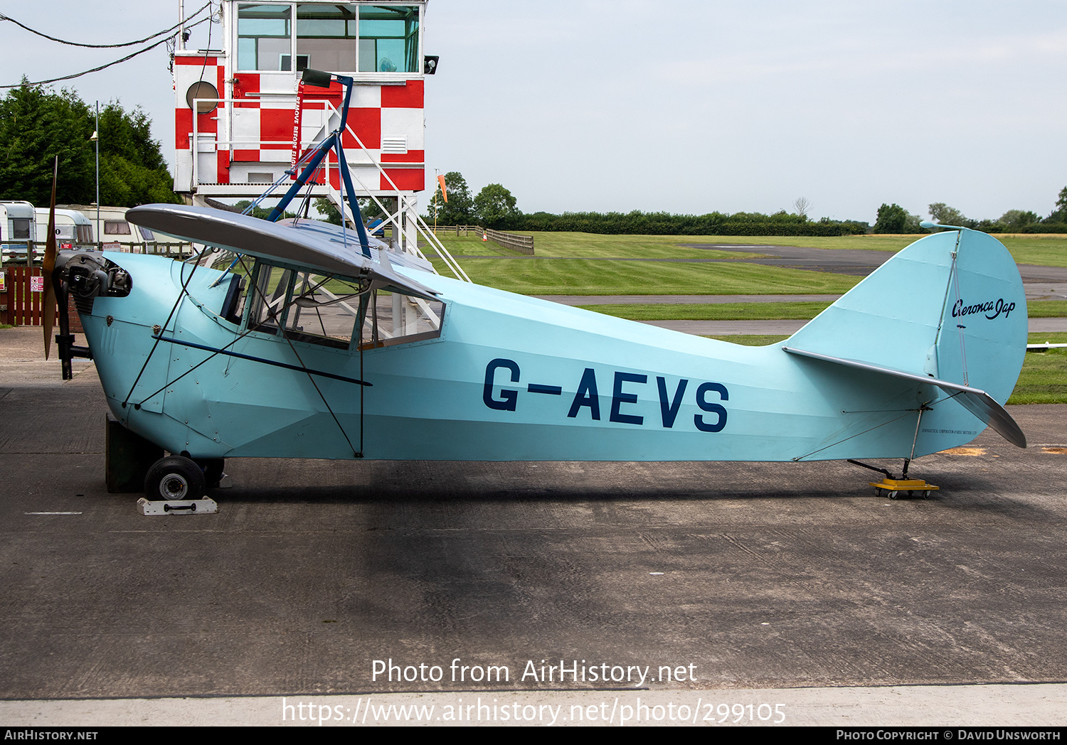 Aircraft Photo of G-AEVS | Aeronca 100 | AirHistory.net #299105