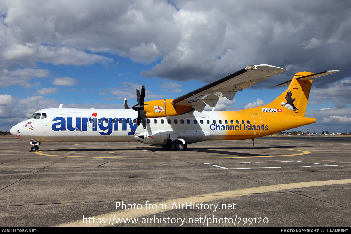 Aircraft Photo of HB-ALQ | ATR ATR-72-202/F | Aurigny Air Services | AirHistory.net #299120