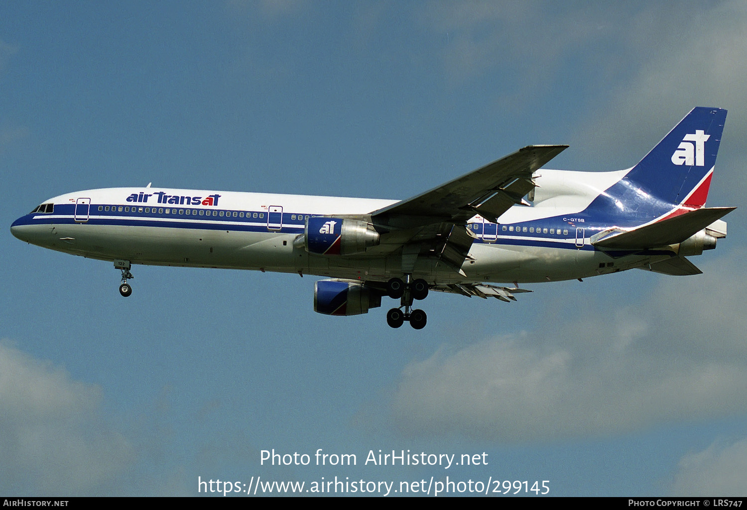 Aircraft Photo of C-GTSB | Lockheed L-1011-385-1-15 TriStar 100 | Air Transat | AirHistory.net #299145