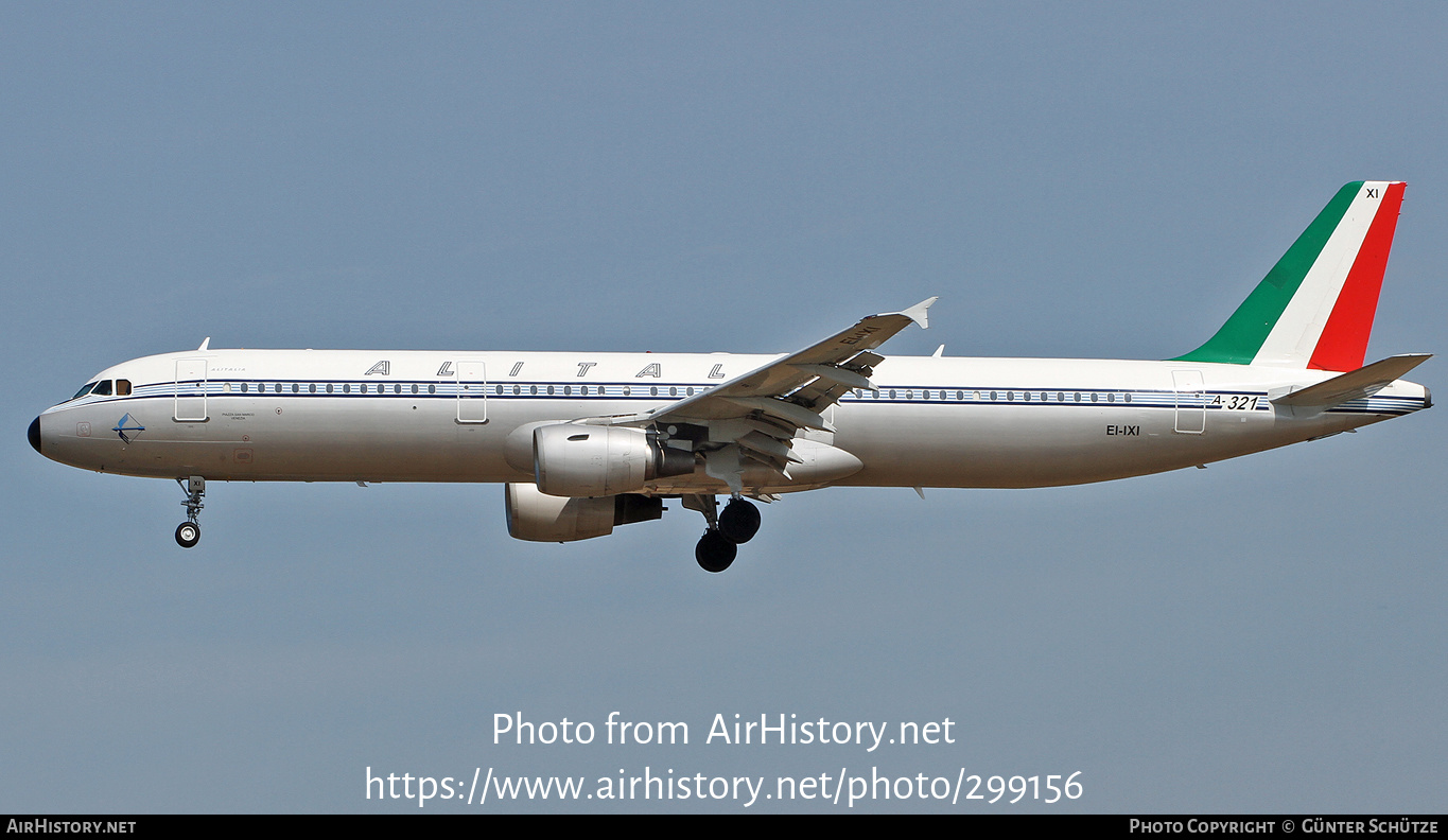 Aircraft Photo of EI-IXI | Airbus A321-112 | Alitalia | AirHistory.net #299156