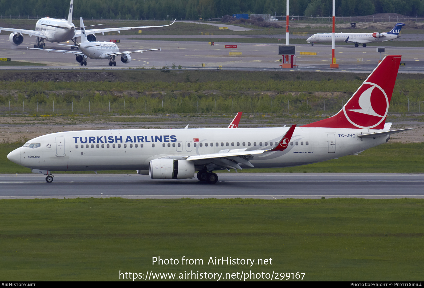 Aircraft Photo of TC-JHO | Boeing 737-8F2 | Turkish Airlines | AirHistory.net #299167