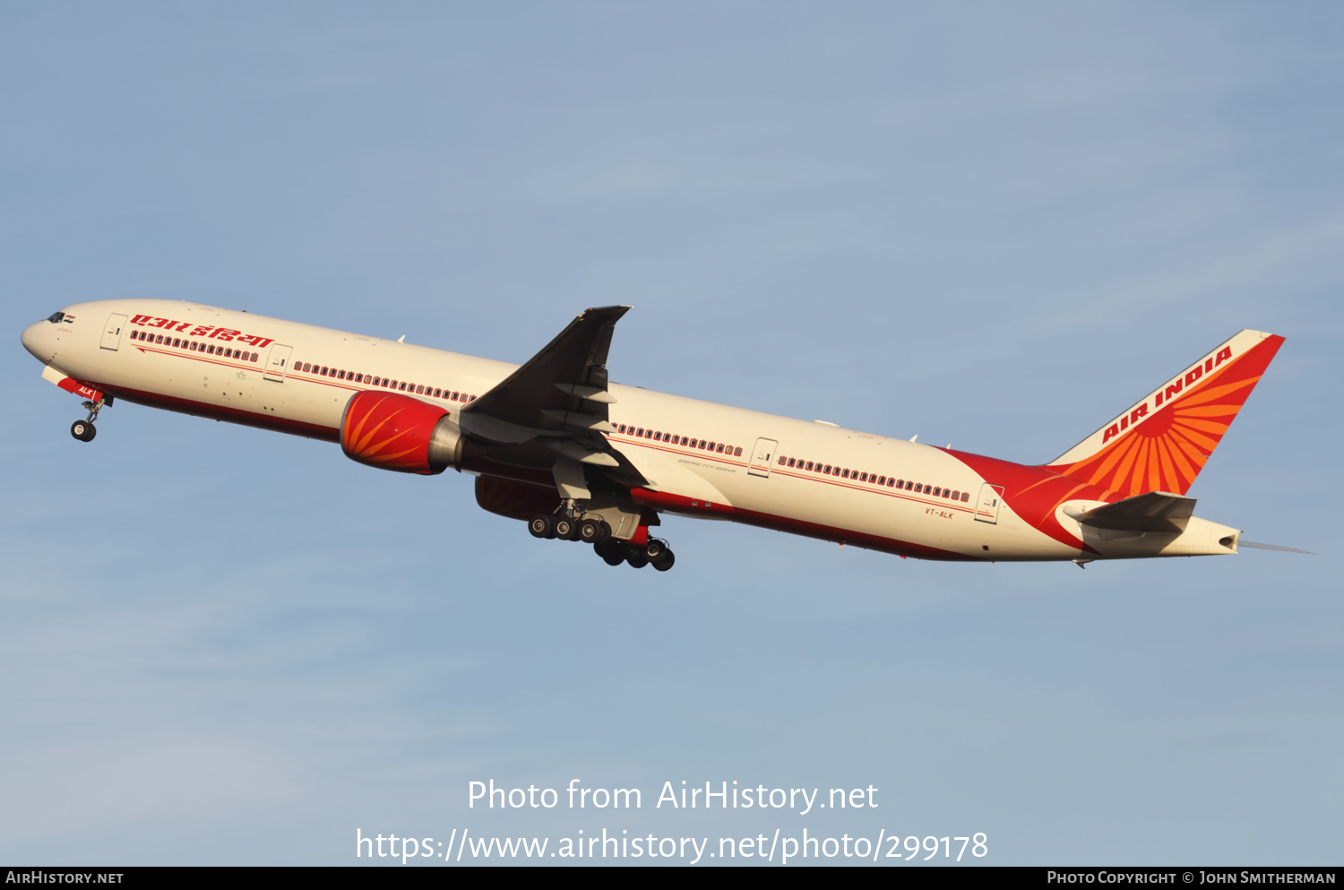 Aircraft Photo of VT-ALK | Boeing 777-337/ER | Air India | AirHistory.net #299178