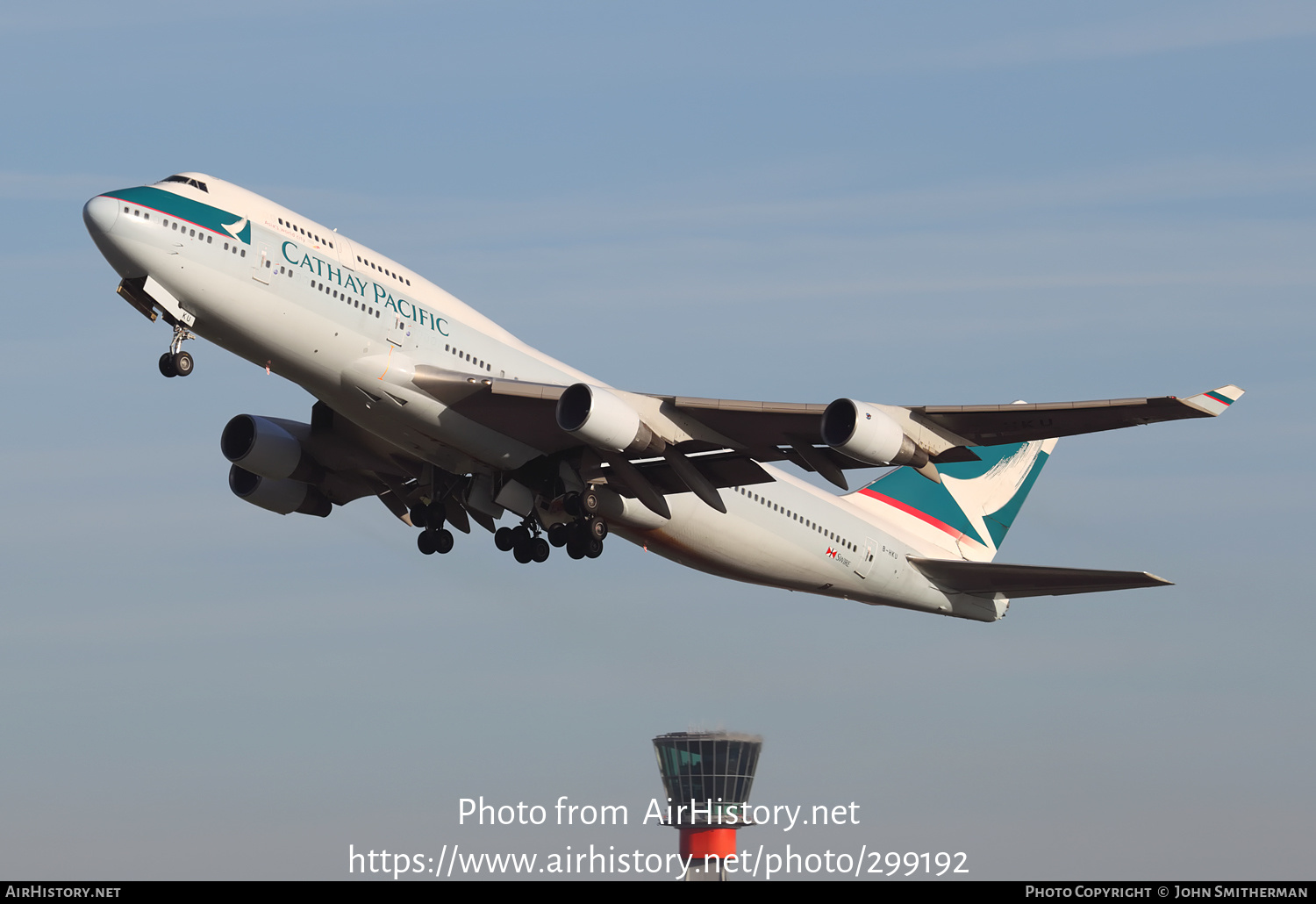 Aircraft Photo Of B-HKU | Boeing 747-412 | Cathay Pacific Airways ...