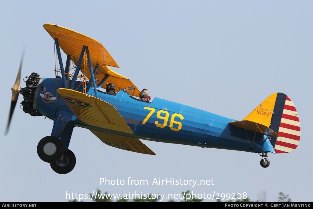 Aircraft Photo of N43SV / 796 | Boeing E75 Kaydet | USA - Air Force | AirHistory.net #299208