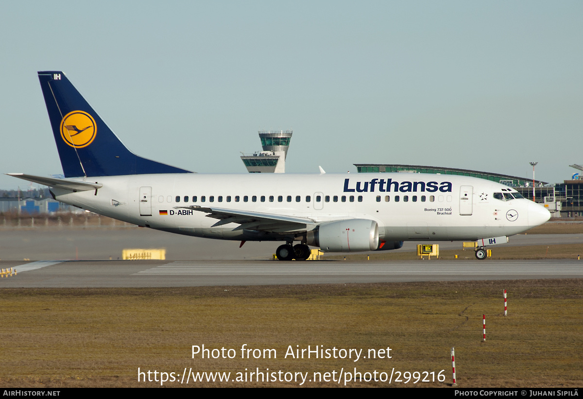 Aircraft Photo of D-ABIH | Boeing 737-530 | Lufthansa | AirHistory.net #299216