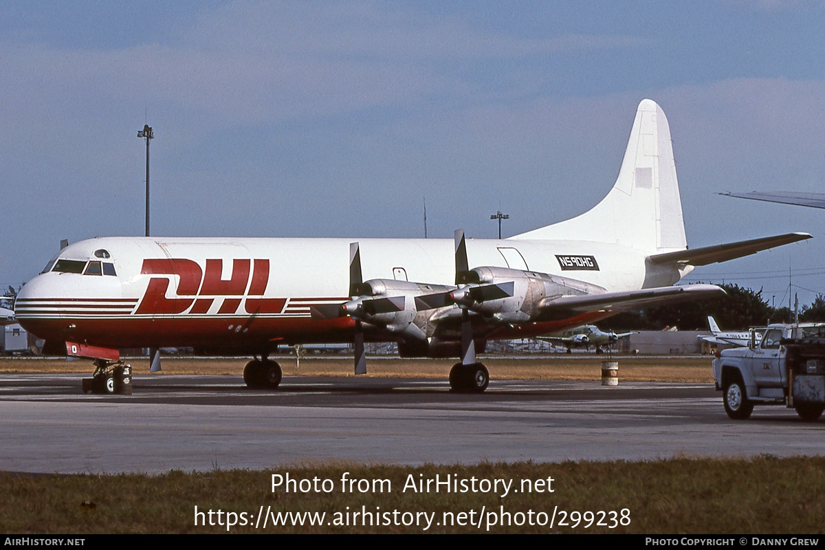 Aircraft Photo of N590HG | Lockheed L-188C(F) Electra | DHL Worldwide Express | AirHistory.net #299238