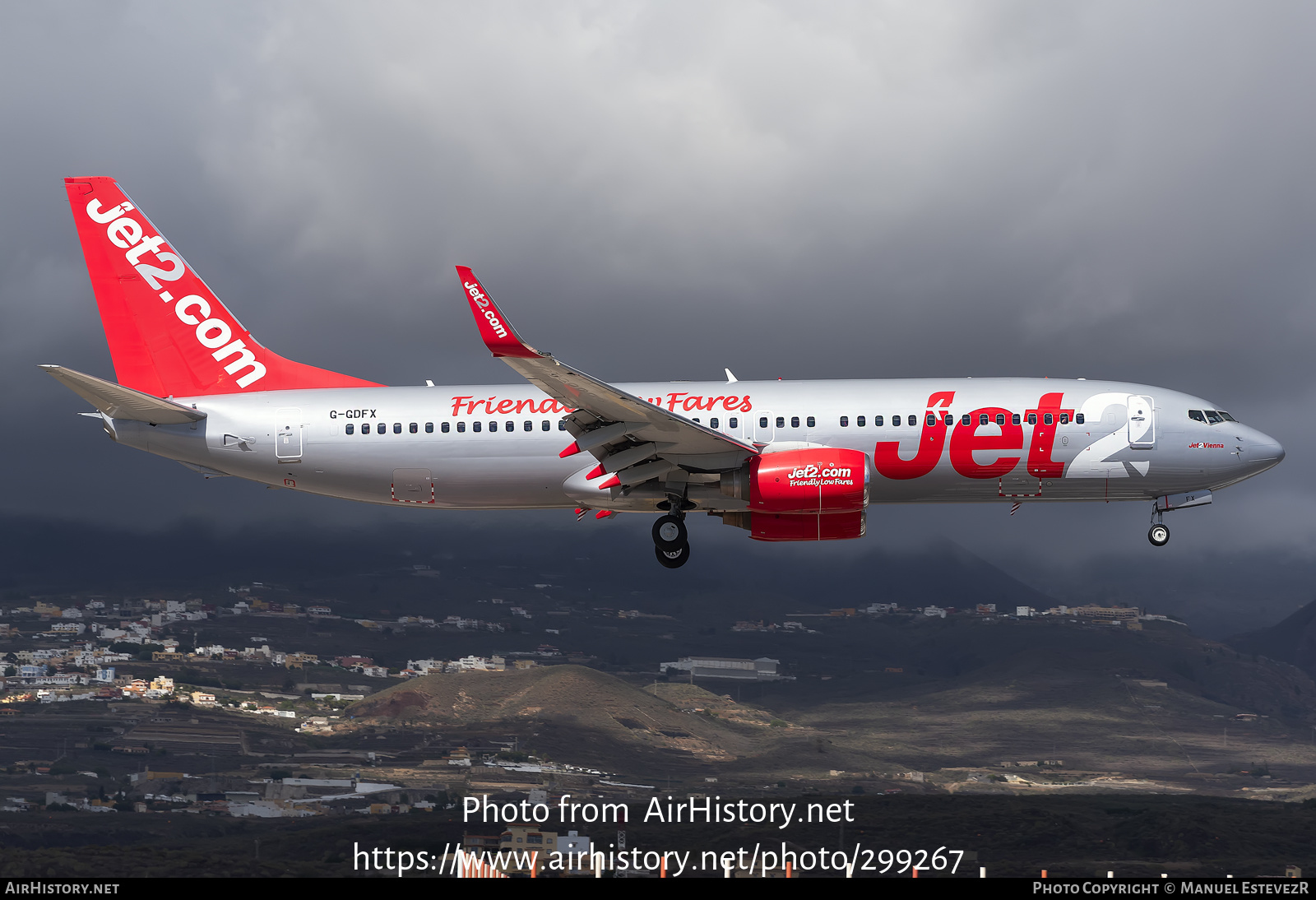 Aircraft Photo of G-GDFX | Boeing 737-8K5 | Jet2 | AirHistory.net #299267