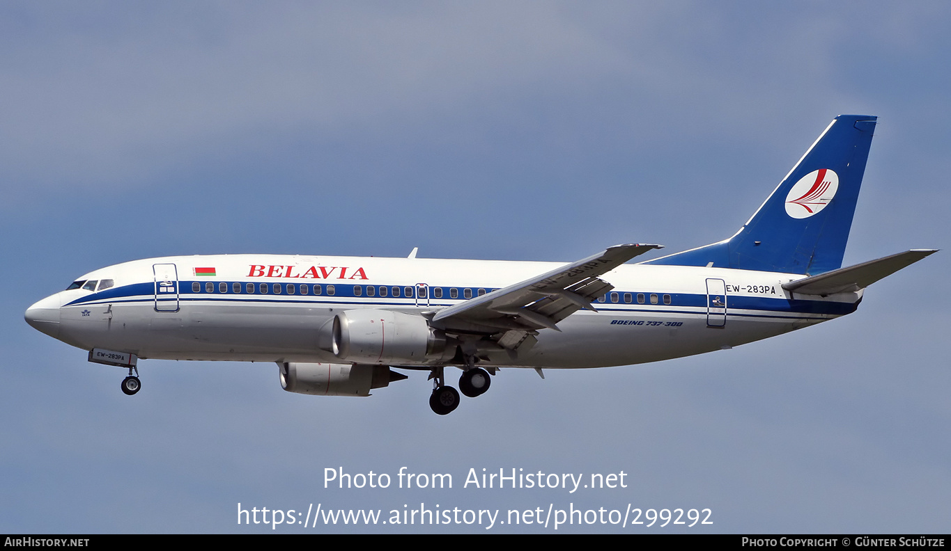 Aircraft Photo of EW-283PA | Boeing 737-3Q8 | Belavia | AirHistory.net #299292