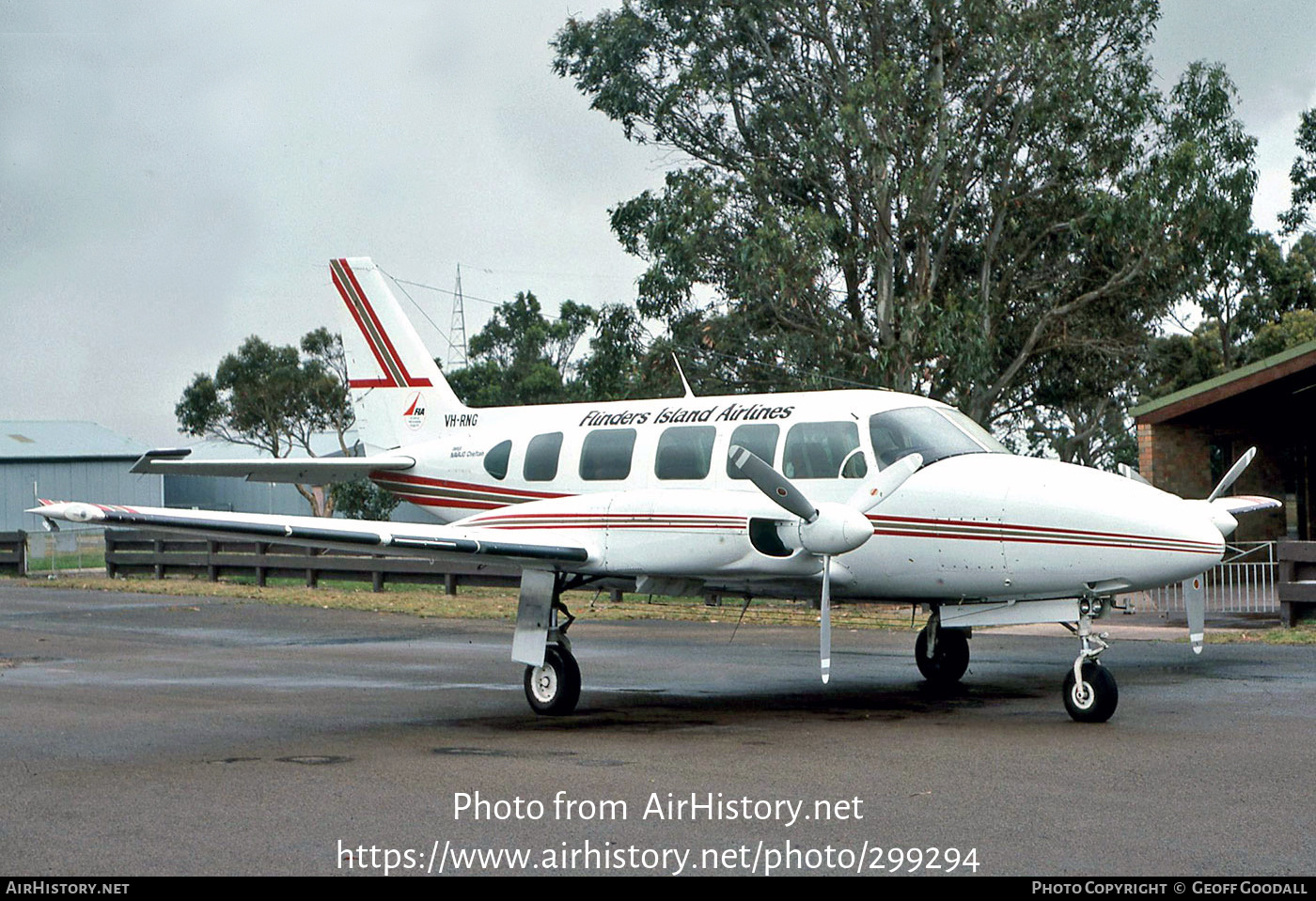 Aircraft Photo of VH-RNG | Piper PA-31-350 Navajo Chieftain | Flinders Island Airlines | AirHistory.net #299294