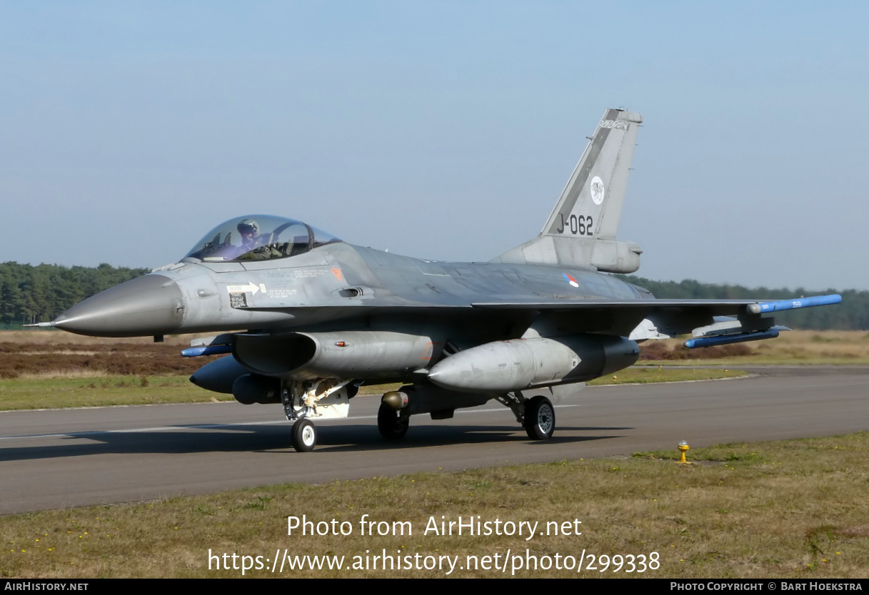 Aircraft Photo of J-062 | General Dynamics F-16AM Fighting Falcon | Netherlands - Air Force | AirHistory.net #299338